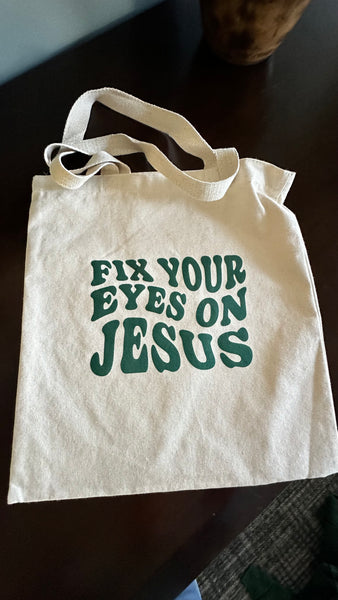 2024 United Fix Your Eyes on Jesus Tote Bag